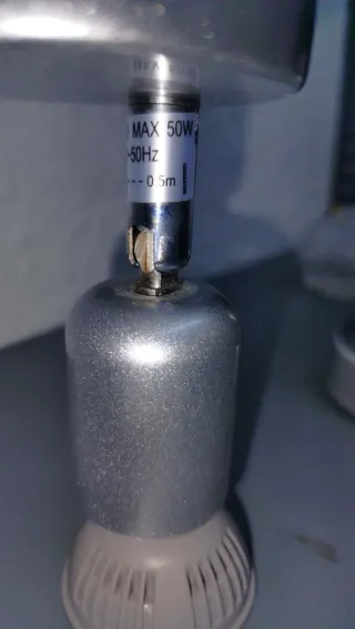 2 Focos LED Plata