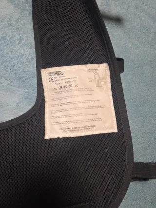 Chaleco Airbag Moto Helite Expert Negro