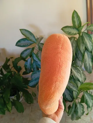 Cojín de viaje reposacabezas naranja