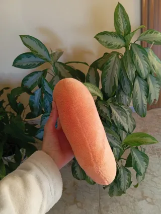 Cojín de viaje reposacabezas naranja