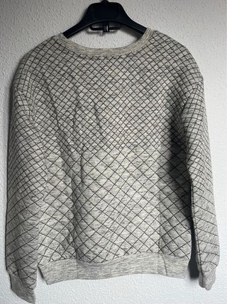 Sudadera Bershka gris talla S