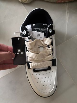 Amiri MA-1 Zapatillas Beige y Blancas