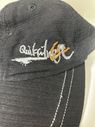 Gorra Quiksilver negra vintage skate surf