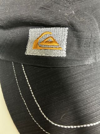 Gorra Quiksilver negra vintage skate surf
