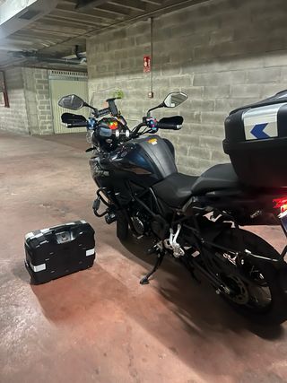 Moto Adventure Azul electrico