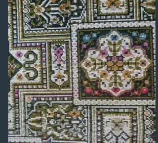 Alfombra decorativa con flecos