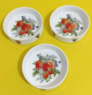 L'Hirondelle Porcelana Frutas Set 3 Cuencos