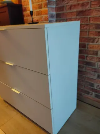 Cómoda blanca 3 cajones