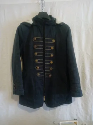 Chaqueta militar azul