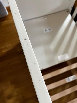 Cuna marca MICUNA120x60 + colchón Ecus Kids Pigu