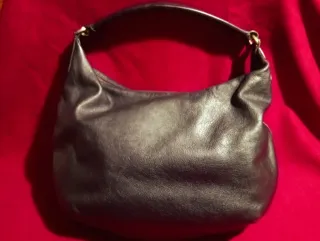 Borsa a spalla Coccinelle nera in pelle