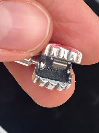 Set gioielli argento 925 con tulipani