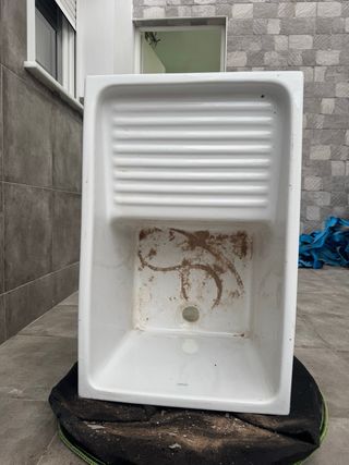 Pila de lavar Sangra blanca
