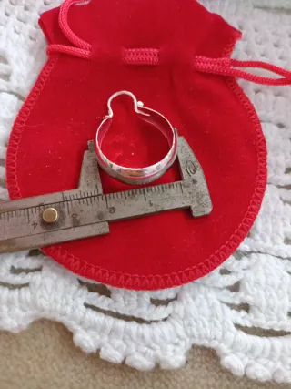 Aros de plata de ley