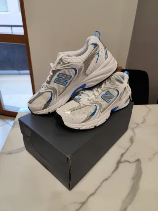 New Balance 530 Tg 42 Bianco/Blu