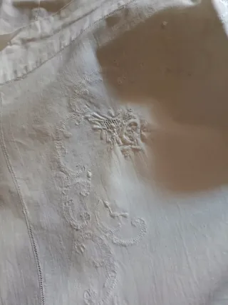 Lenzuola matrimoniali vintage ricamate