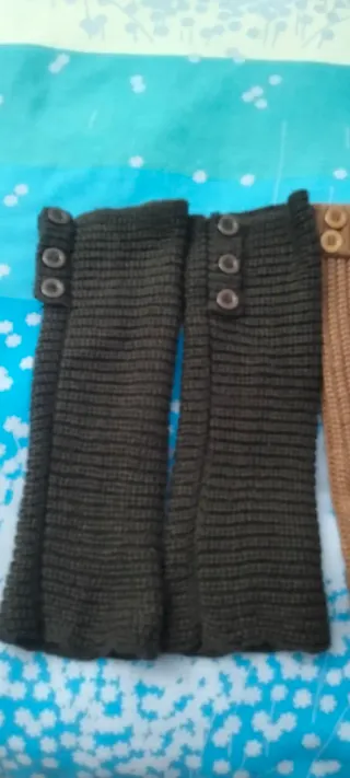 Calentadores de piernas tejidos