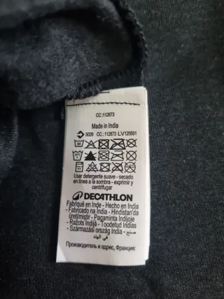 Ropa térmica interior infantil negra