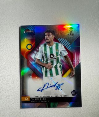 Cromo Topps Finest Chadi Riad Autograph RC