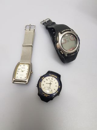 Lote 3 relojes Casio, Medal