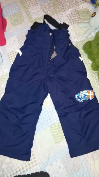 Mono de nieve para niña azul