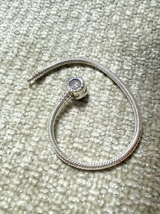 Pulseira Pandora Coroa Prata 925 Tam 19