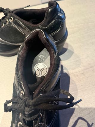 Zapatillas Yumas Negras Plataforma