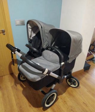 Bugaboo Donkey Gemelar Gris