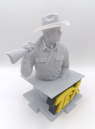 Tex Willer Busto Fumetti Statua Busto Figures 3D