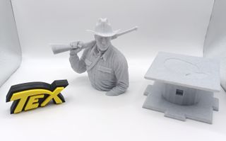 Tex Willer Busto Fumetti Statua Busto Figures 3D