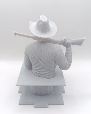 Tex Willer Busto Fumetti Statua Busto Figures 3D