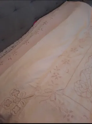 Copriletto Siciliano Sfilato in cotone