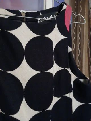 Vestido Desigual lunares blanco y negro