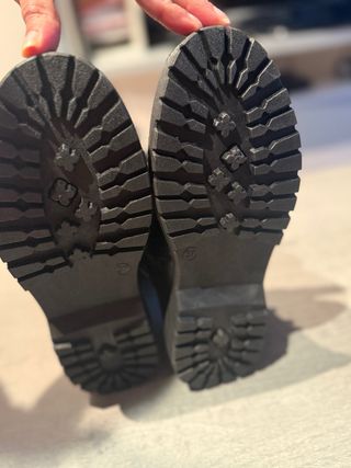 Botas militares altas negras