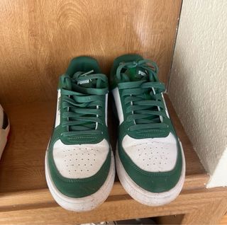 Deportivas Puma Verdes y Blancas