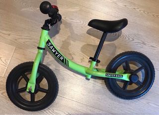 Bici sin pedales Sawyer Bikes verde