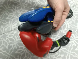 Mandos Nintendo 64 (N64) - Azul, Rojo, Negro