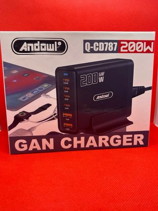Caricabatterie Andowl GAN 200W Q-CD787