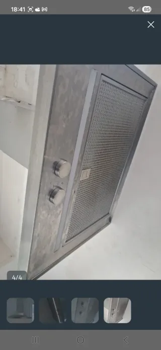 Campana extractora Cooke Lewis 4 velocidades