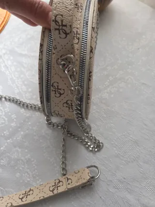 Bolso Guess Hombro Beige/Marrón