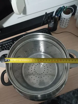 Olla grande acero inoxidable 9 litros