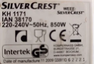 Panificadora Silvercrest Blanca