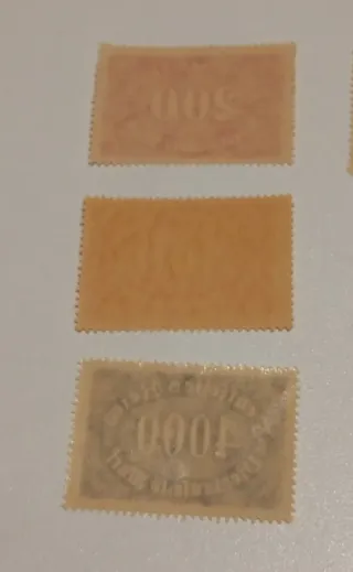 LOTE DE 7 SELLOS NUEVOS(MNH) ANTIGUOS DE 1922-23