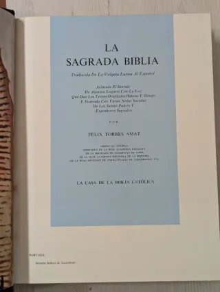 Sagrada Biblia edición Guadalupana