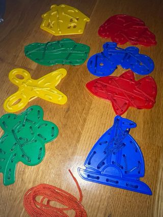 Juego de figuras para coser