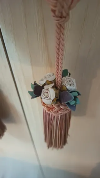 Mappi per tende beige e salmone