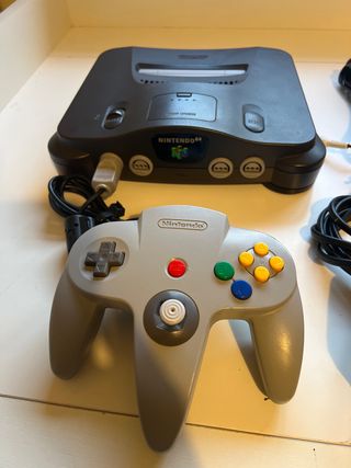 Nintendo 64 Consola Gris y Negra