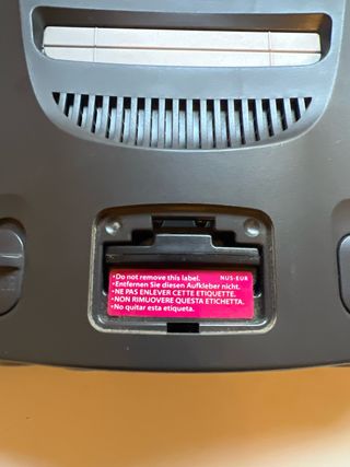 Nintendo 64 Consola Gris y Negra