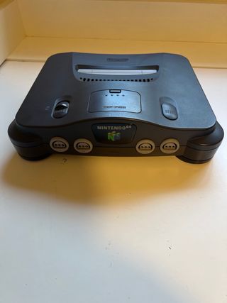 Nintendo 64 Consola Gris y Negra
