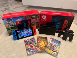 Nintendo Switch + 3 Juegos